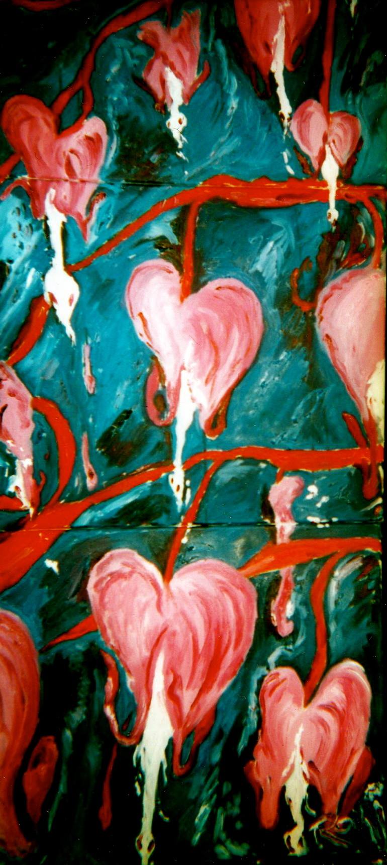 770x1720 Saatchi Art Bleeding Heart Painting By Romar Hafnaoui - Bleeding Heart Painting