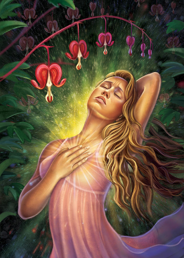 642x900 Bleeding Heart - Bleeding Heart Painting