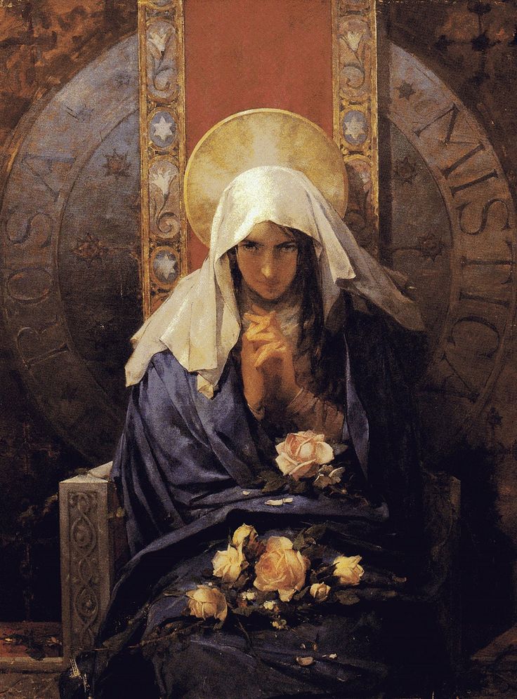 736x996 592 Best Things I Find Beautiful Images On Virgin Mary - Blessed Mother Painting