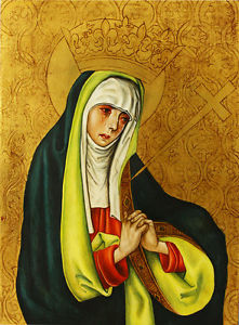 221x300 Our Lady Of Sorrows Poster A3 Virgin Mary Print Painting Catholic - Blessed Mother Painting