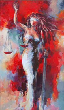 222x380 81 Best Lady Justice Images On Lady Justice, Libra - Blind Justice Painting