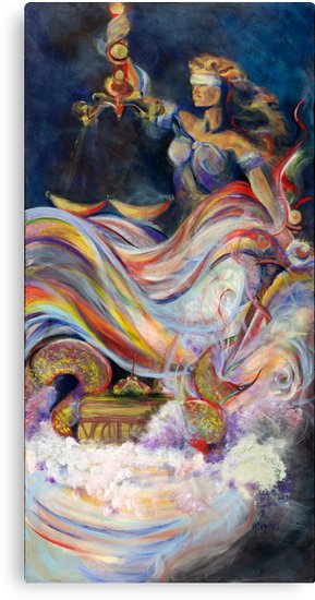 289x550 Themis - Blind Justice Painting