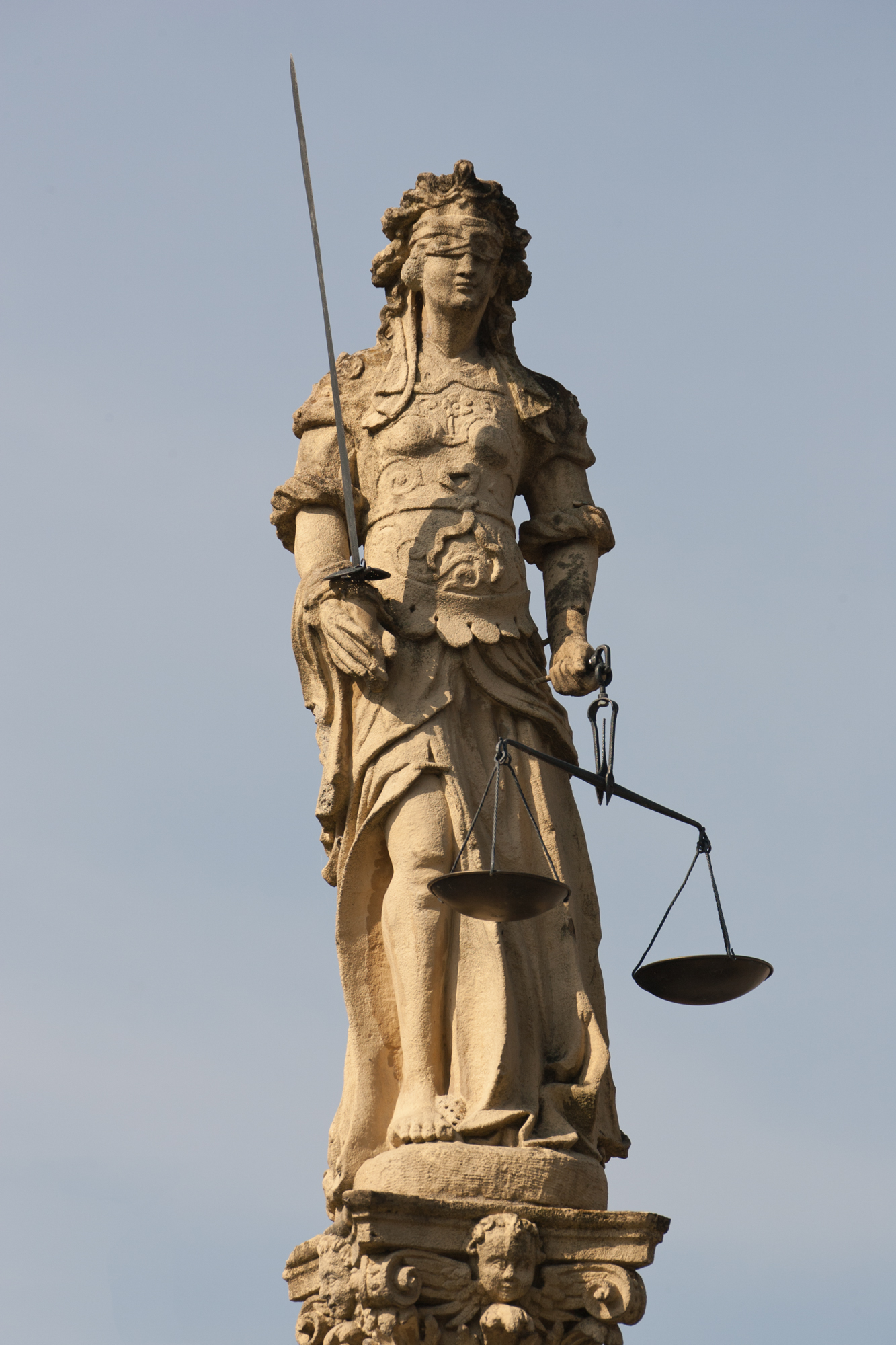 1333x2000 Lady Justice - Blind Lady Justice Painting