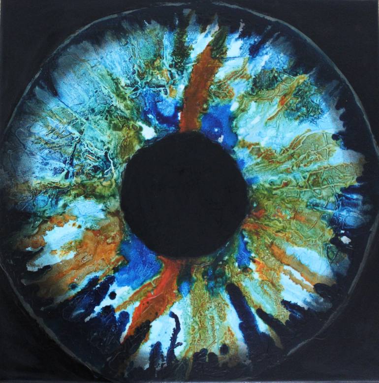 770x778 Saatchi Art I See Said The Blind Man Painting By Jenny Reddin - Blind Man Painting