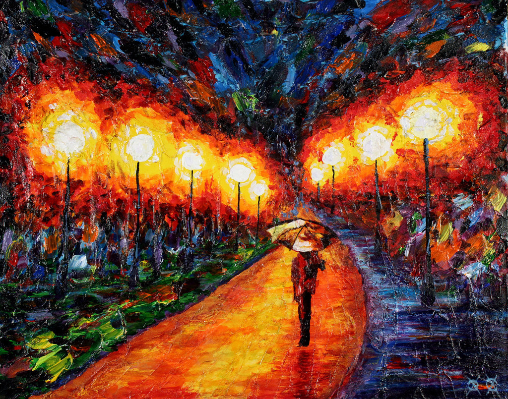 1024x805 After Losing His Sight, Painter John Bramblitt Feels The Colors - Blind Man Painting
