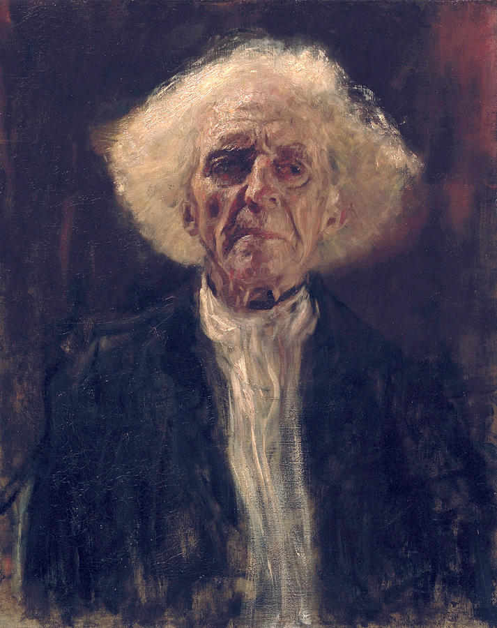 713x900 Blind Man Painting By Gustav Klimt - Blind Man Painting