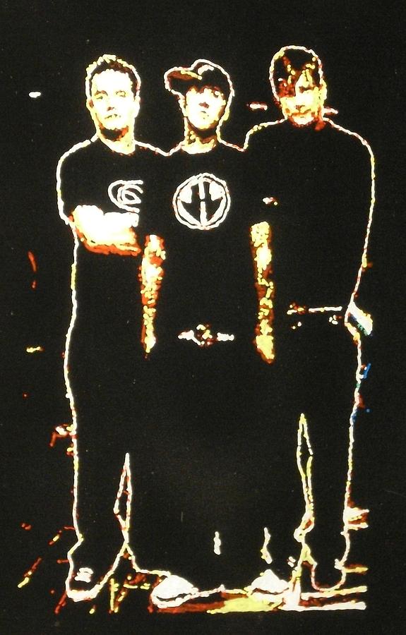575x900 Blink 182 Painting By Grant Van Driest - Blink 182 Painting