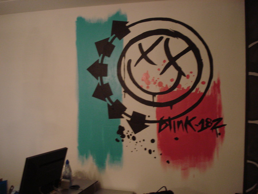 900x675 Blink 182 Wall Painting By Kwintisolo - Blink 182 Painting