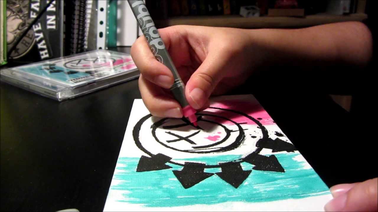 1280x720 Blink 182 On A Canvas! (Speed Painting) - Blink 182 Painting