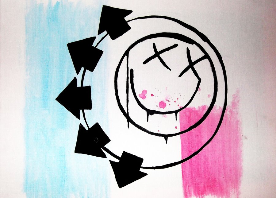 900x645 Blink 182 Painting By Natalieledger - Blink 182 Painting