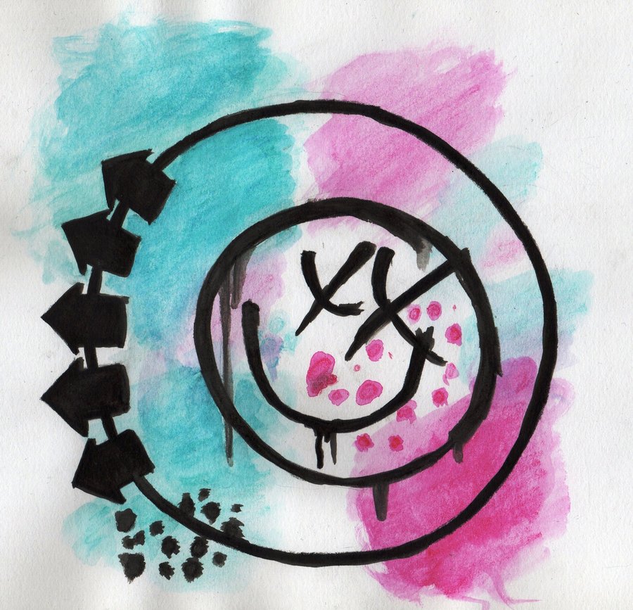 900x867 Blink 182 By Beth182 - Blink 182 Painting