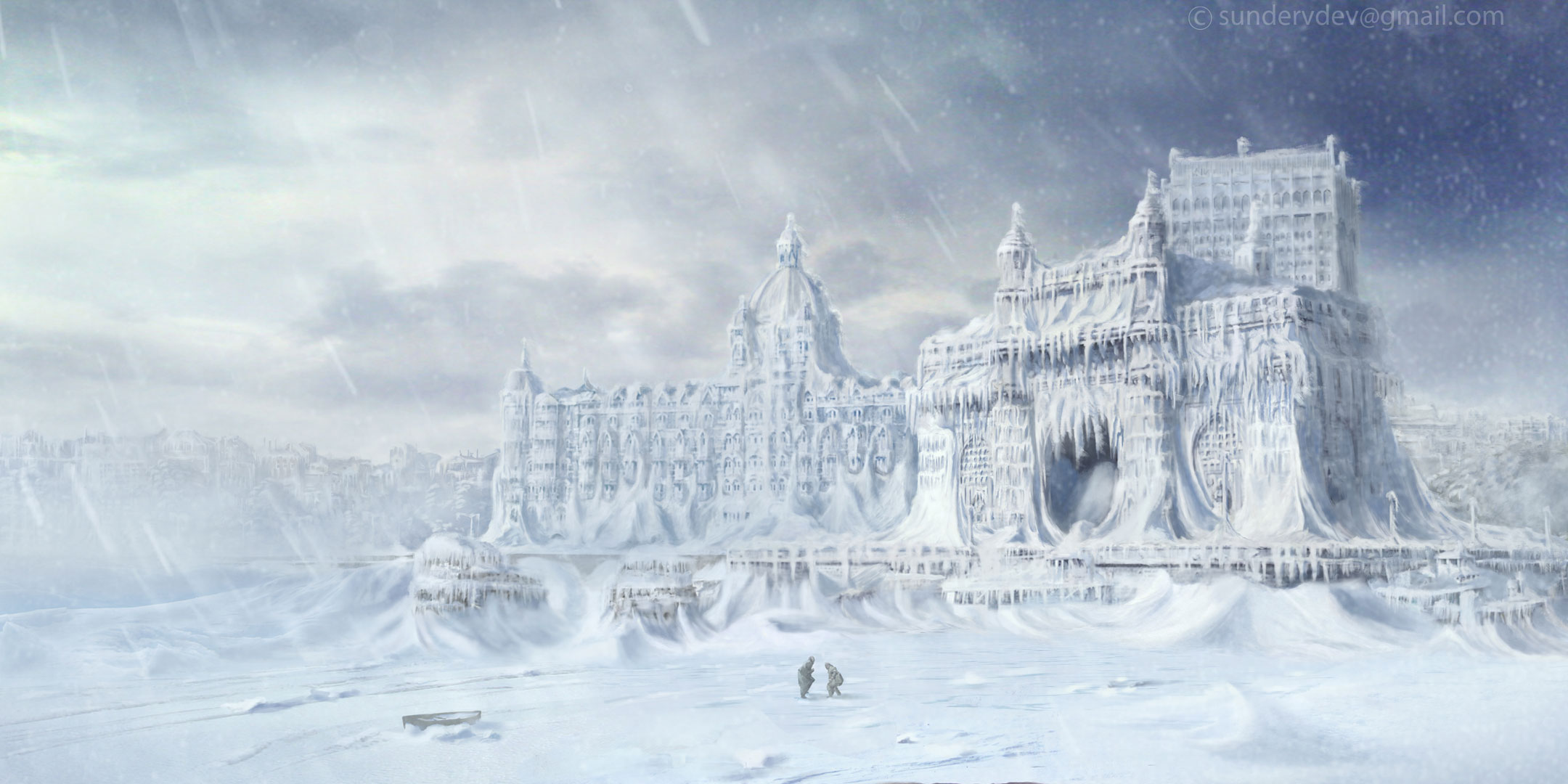 2160x1080 Blizzard In Mumbai Sunderdev - Blizzard Painting