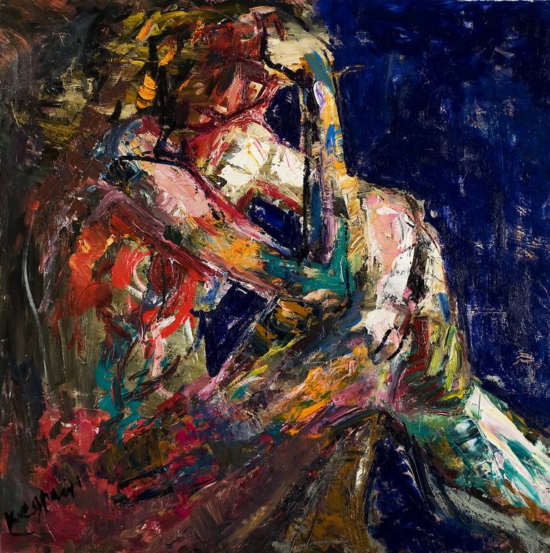 770x775 Saatchi Art Melancholy. Series Painting By Dmitriy Kedrin - Blm Painting