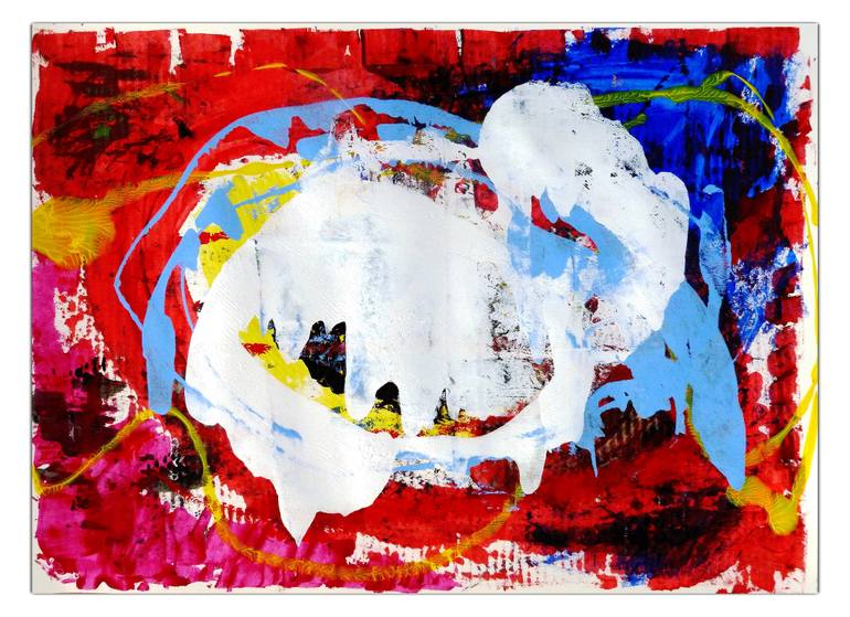 770x559 Saatchi Art The Blob Is Back Painting By Mister Artsy Graffiti - Blob Painting