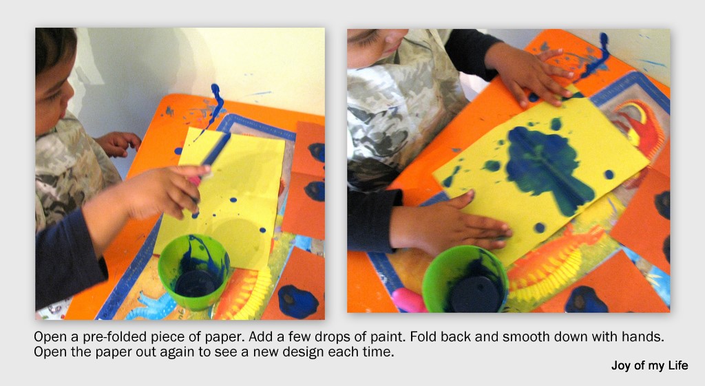 1024x561 The Joy Of My Life, And Other Things Kids Art Folded Paper Paint - Blob Painting