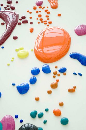 332x499 Blob Paintings By Peter Zimmermann Paintings, Mark - Blob Painting