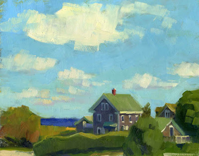 400x315 Paintings By Kathy Weber September 2008 - Block Island Painting