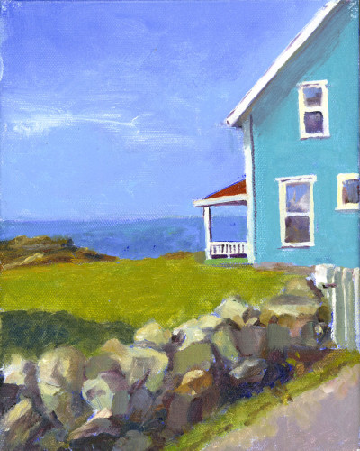 400x500 Vera Mingovits Oil Paintings Landscapes - Block Island Painting