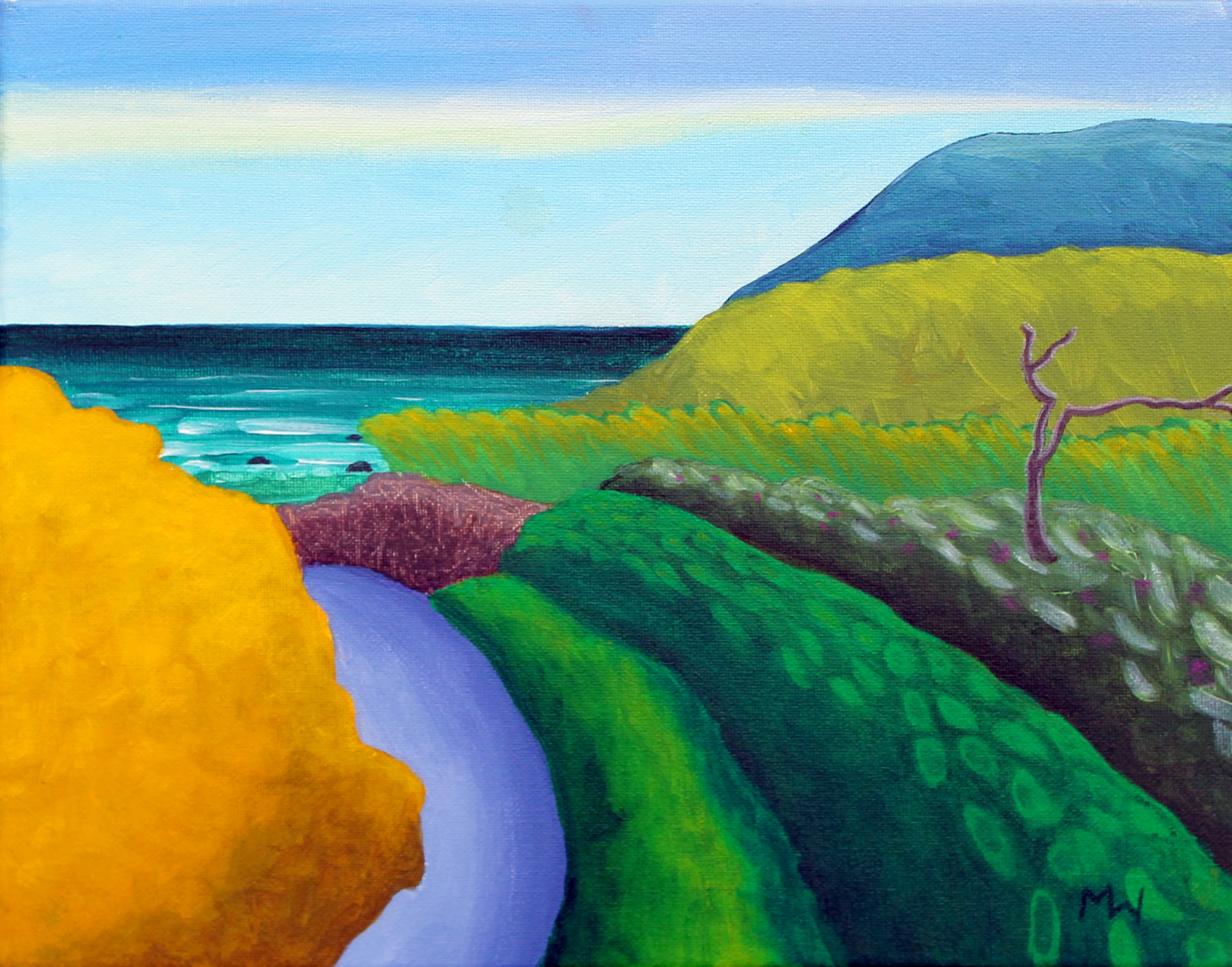2649x2079 Block Island Be Creative Mary - Block Island Painting