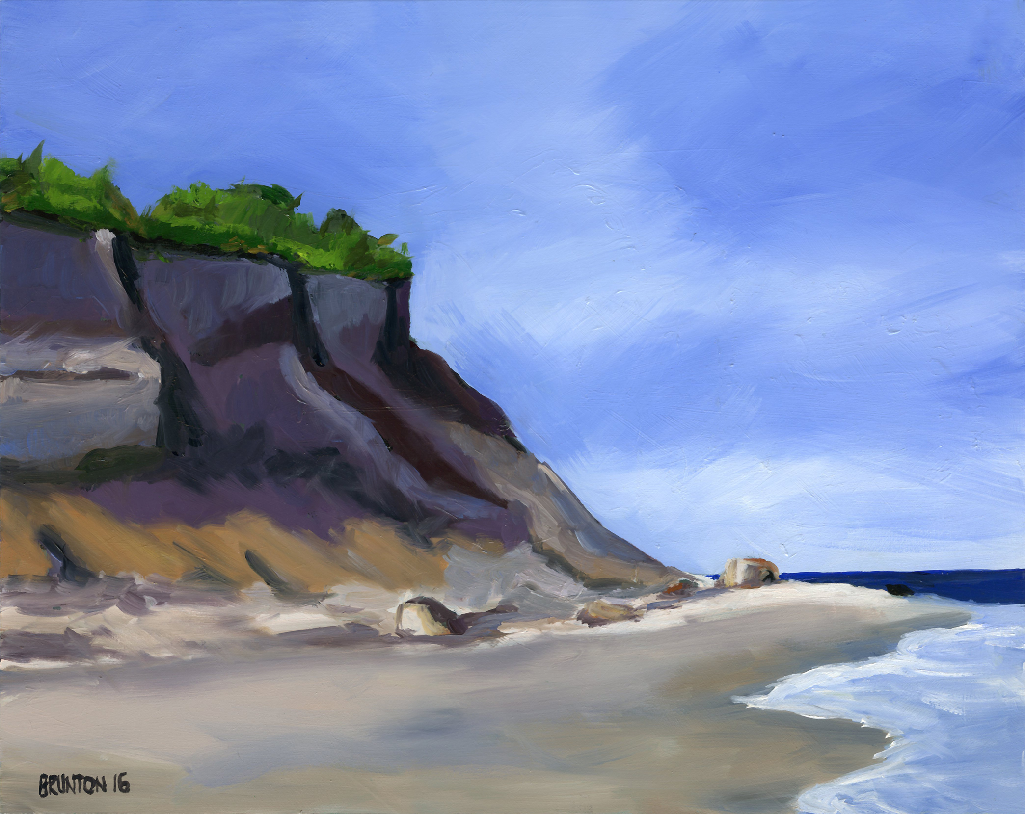 2088x1659 Block Island Bluffs - Block Island Painting