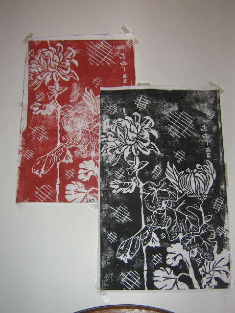 480x640 Chinese Wood Block Painting By Maddit - Block Painting