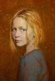 Blonde Girl Painting