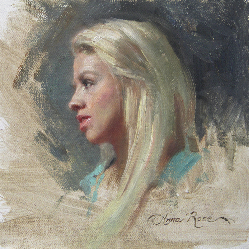 800x800 Anna Rose Bain's Art Blog All About Blonde - Blonde Woman Painting