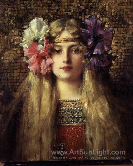 450x560 The Blonde Woman - Blonde Woman Painting