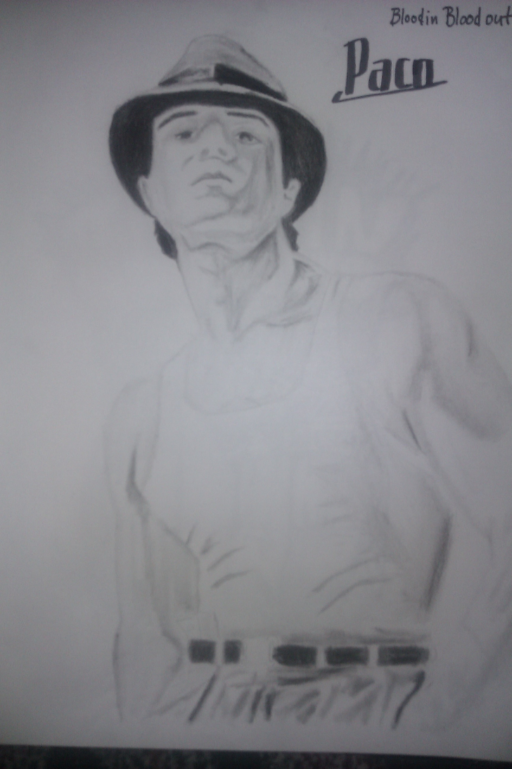 1728x2592 First Attempt - Blood In Blood Out Painting