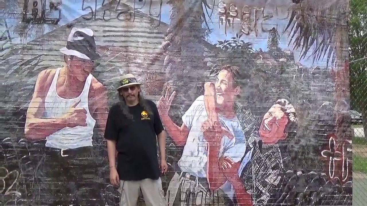 1280x720 The Wall Mural From Blood In Blood Out Is On Tour - Blood In Blood Out Painting