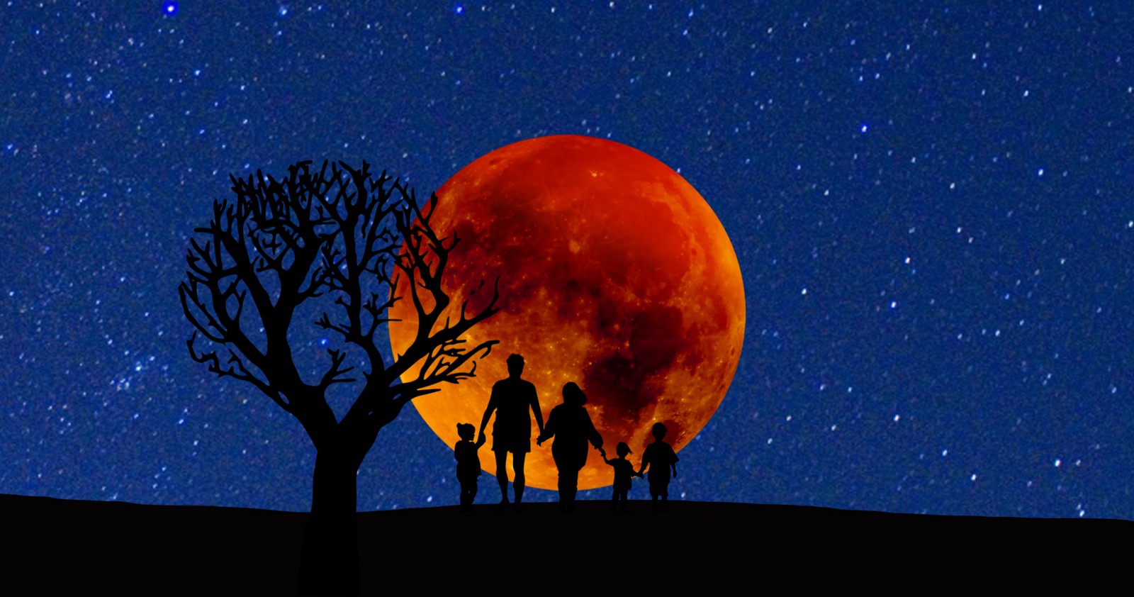 1600x842 Principal Points To Know About The Century's Longest Lunar Eclipse - Blood Moon Painting