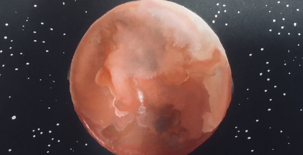 1024x524 Super Blue Blood Full Moon Lunar Eclipse Catch It If You Can - Blood Moon Painting