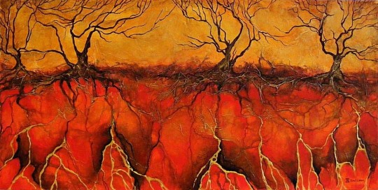 540x272 Ezra Cohen Paint And Nature January 2013 Art News - Blood Painting