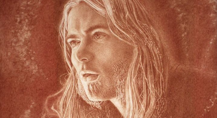 718x390 Gregg Allman's Actual Blood Was Used To Paint Album Art - Blood Painting