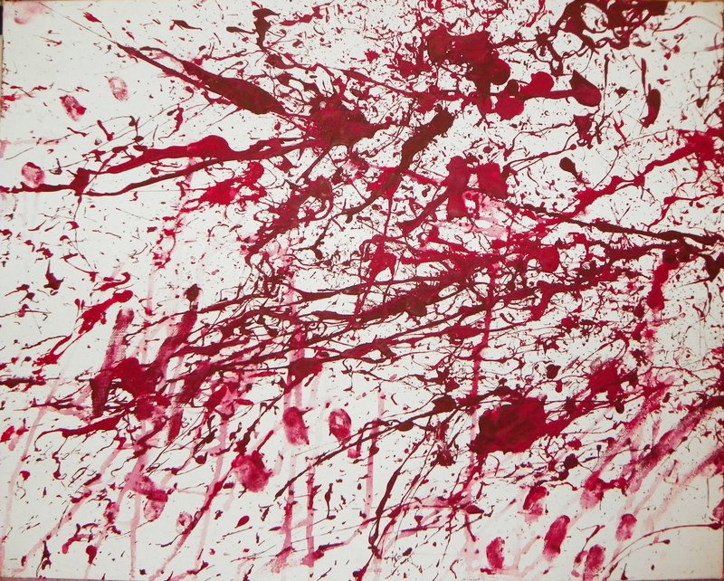800x642 Blood Splatter By Aerocrue13 - Blood Splatter Painting