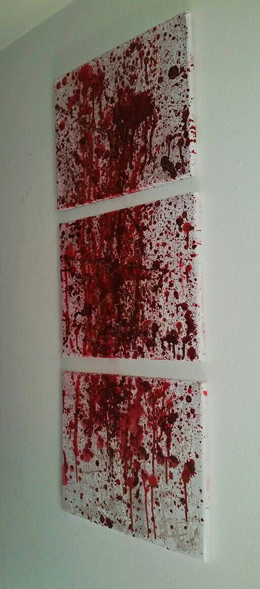 513x1161 14 Best Creepy Images On Creepy, Bricolage And Costumes - Blood Splatter Painting