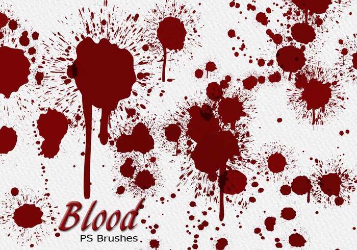 700x490 Glossy Blood Splatter - Blood Splatter Painting