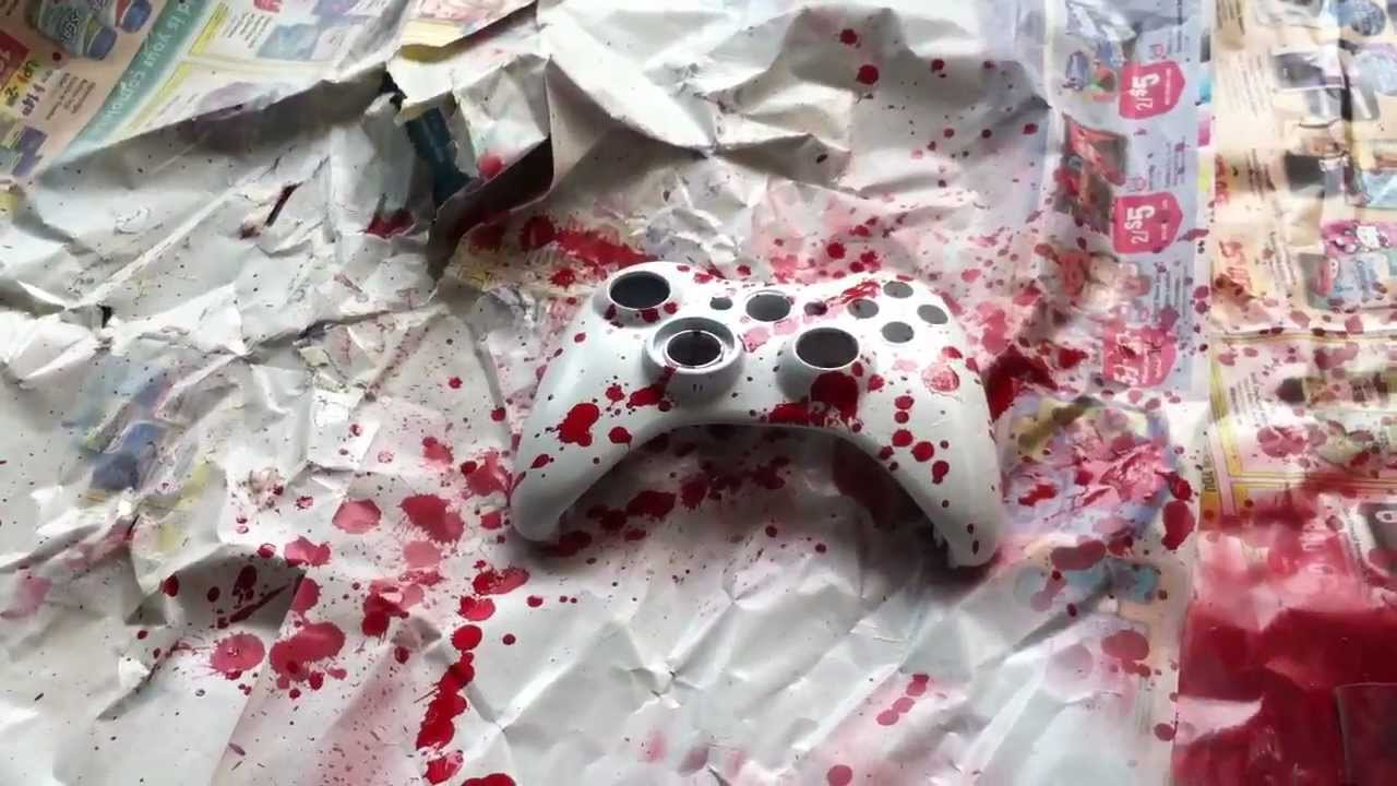 1280x720 Tutorial How To Make A Splatter Effect - Blood Splatter Painting
