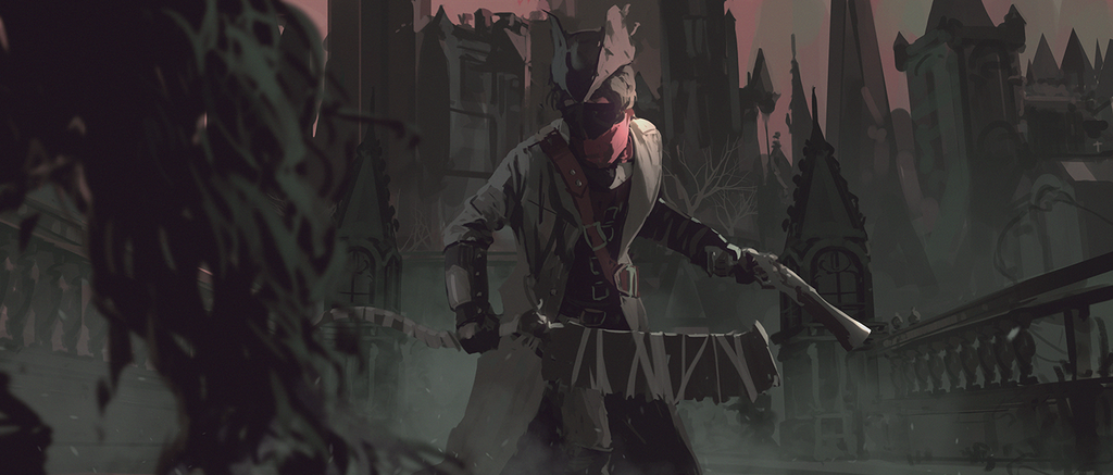 1024x437 137365 Bloodborne 2 By Snatti89 - Bloodborne Painting