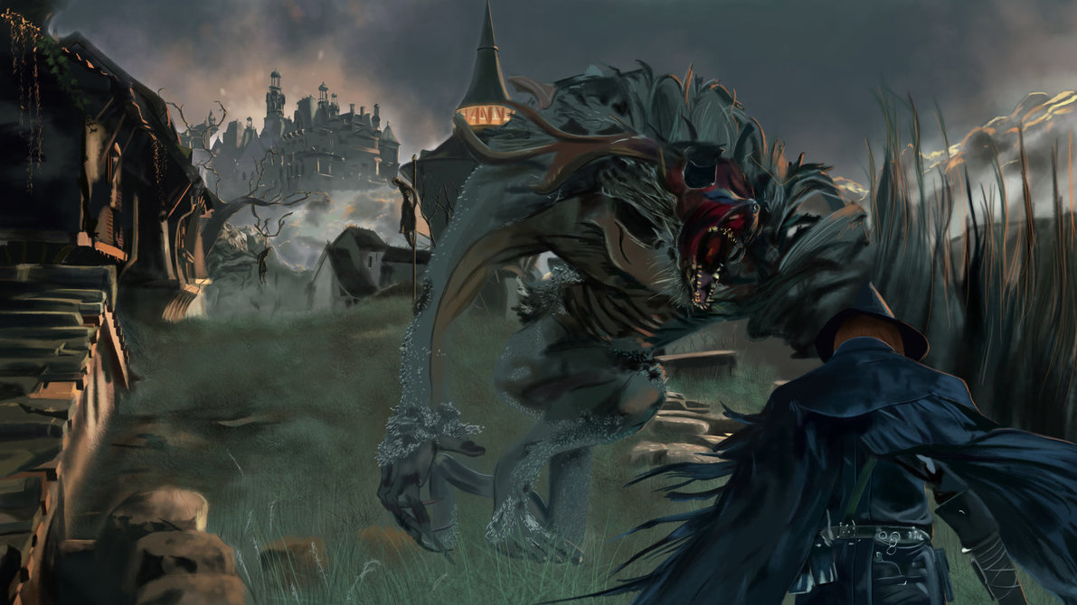 1191x670 Speed Painting 33 Bloodborne By Juliancelaj - Bloodborne Painting