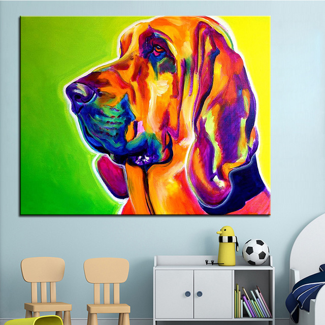 Bloodhound Painting at PaintingValley.com | Explore collection of ...