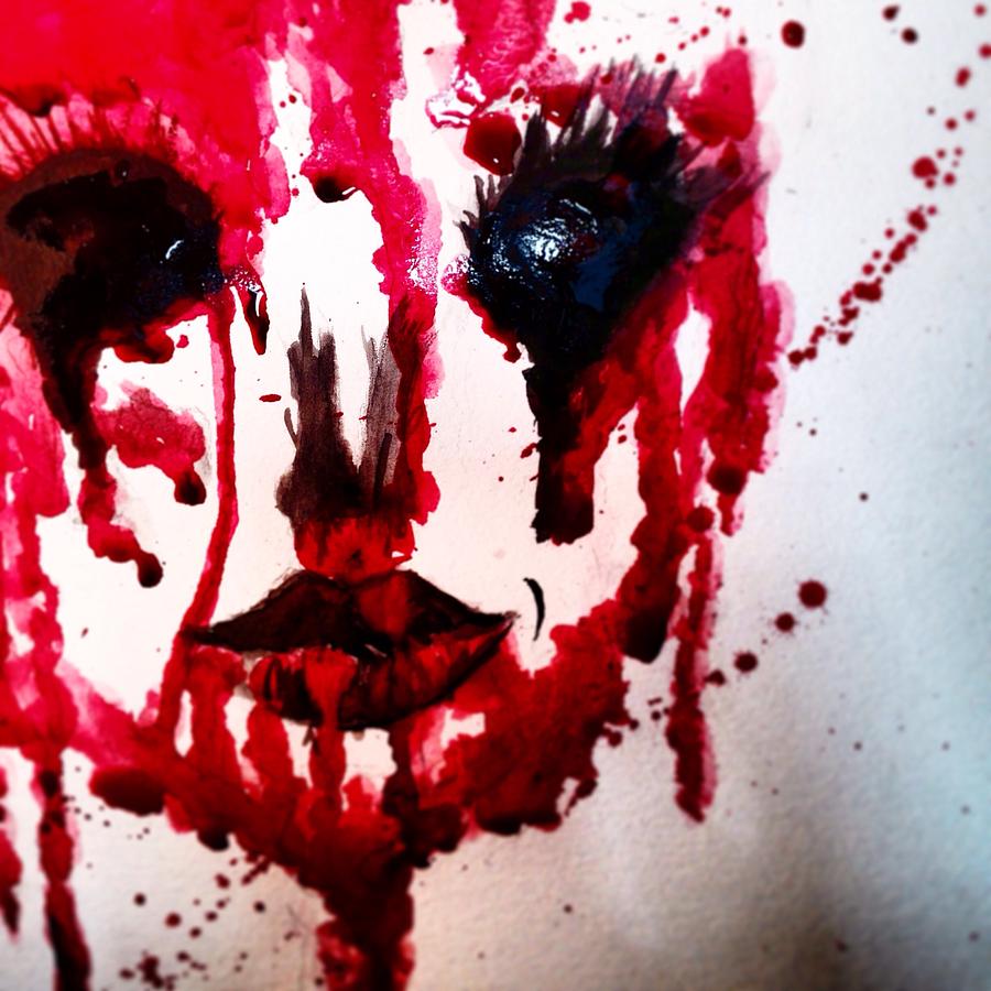 900x900 Bloody Face Painting By Jeren Cdebaca - Bloody Painting