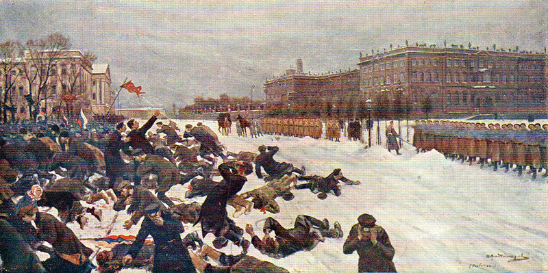 800x399 A Painting Of The Bloody Sunday Massacre By Ivan Vladimirov - Bloody Sunday Painting