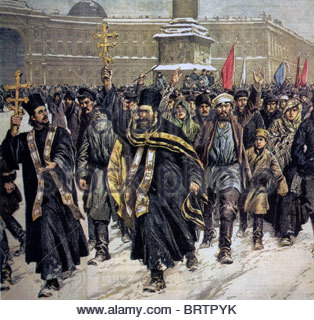 314x320 Bloody Sunday' In St. Petersburg, 1905 Stock Photo 48403887 - Bloody Sunday Painting