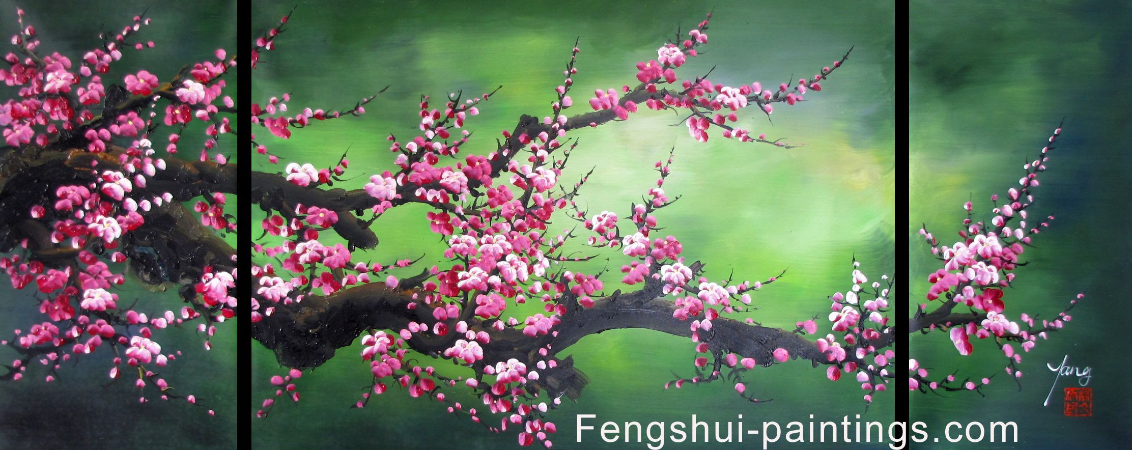 2224x884 Cherry Blossom Canvas Painting Best Of Chinese Feng Shui Painting - Blossom Painting