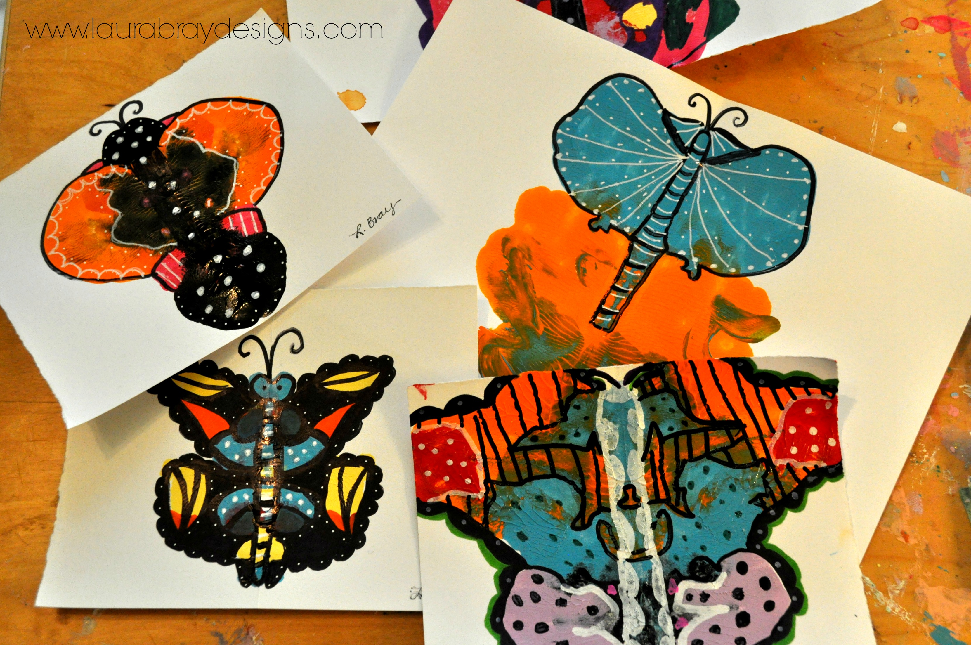 3324x2208 Crafting With Kids Paint Blot Butterflies - Blot Painting