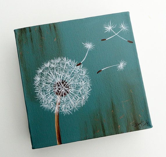 570x540 316 Best Images On Home Ideas, Creative Ideas - Blowing Dandelion Painting