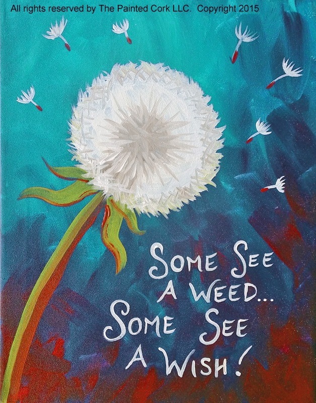 Blowing Dandelion Painting at Explore collection