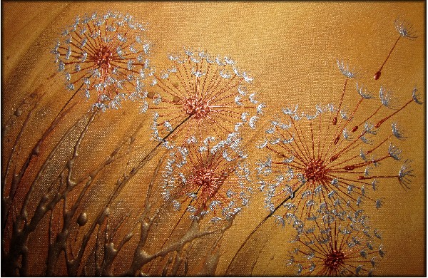 600x390 Blowing Dandelion - Blowing Dandelion Painting
