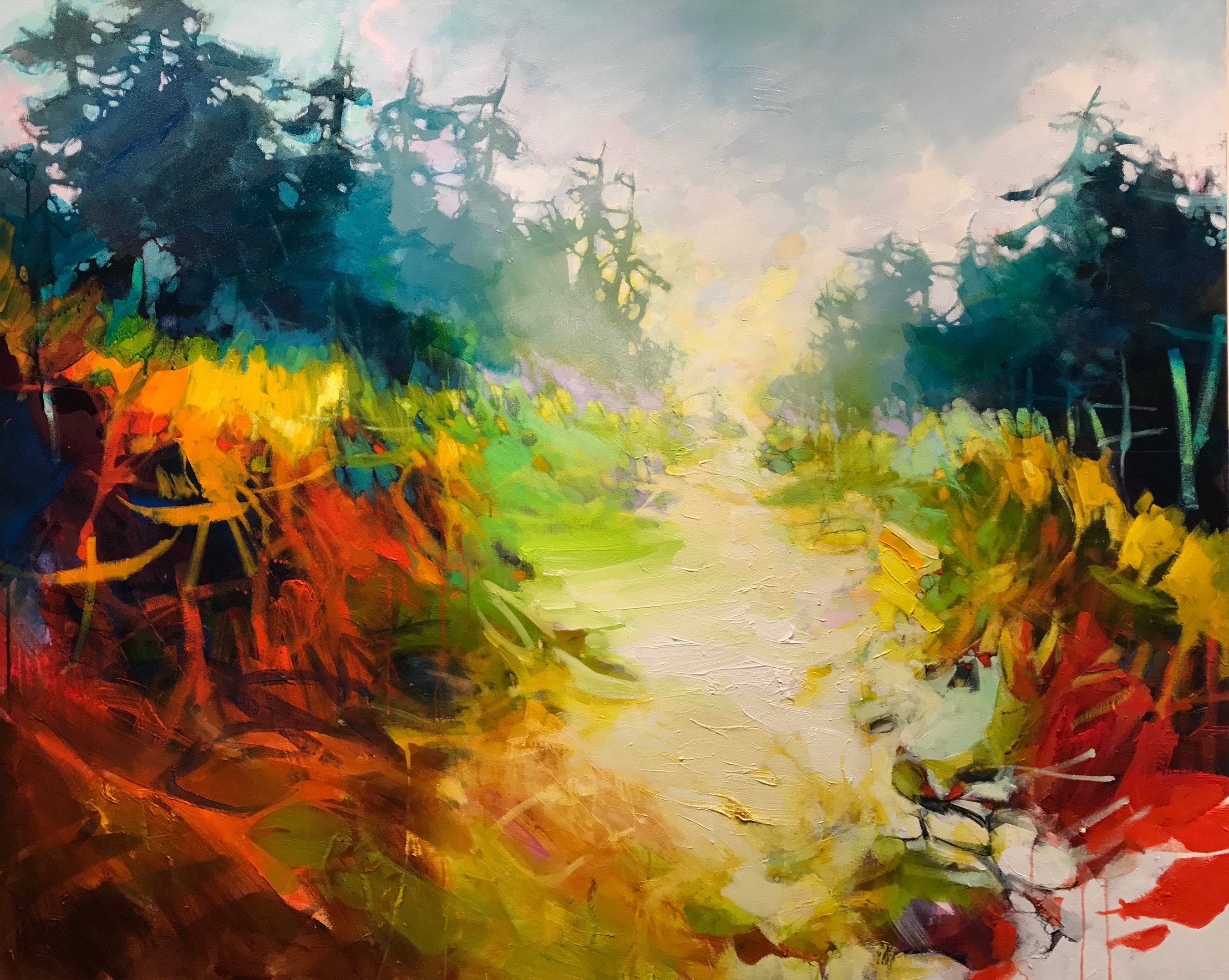 2700x2153 Higher Ground By Blu Smith - Blu Painting